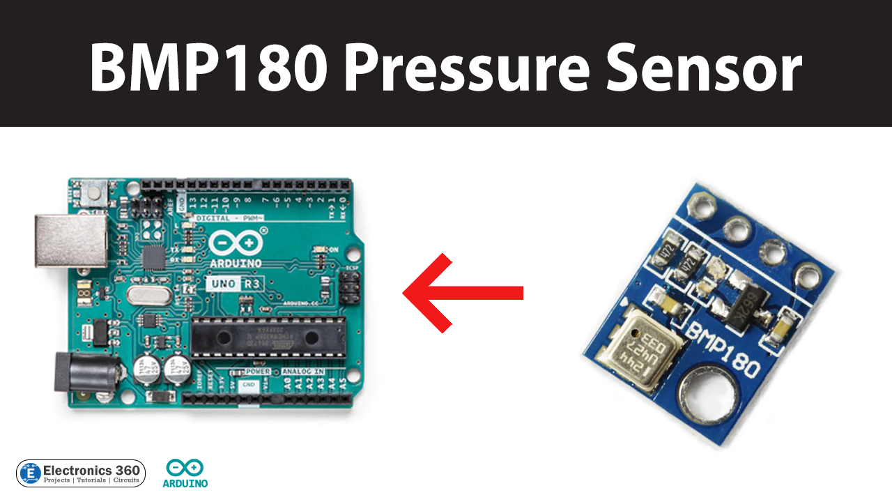 Interfacing BMP180 Digital Pressure Sensor With Arduino