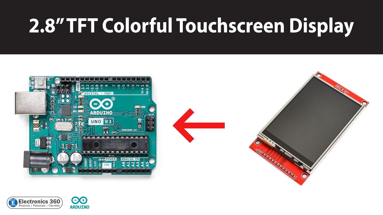 2.8" TFT Color Touchscreen Display with Arduino