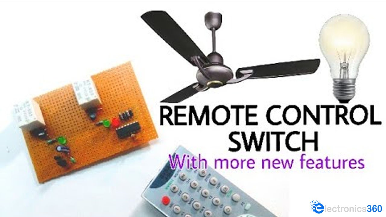 How To Make An IR Remote Control Switch|2 Channel IR Relay Module