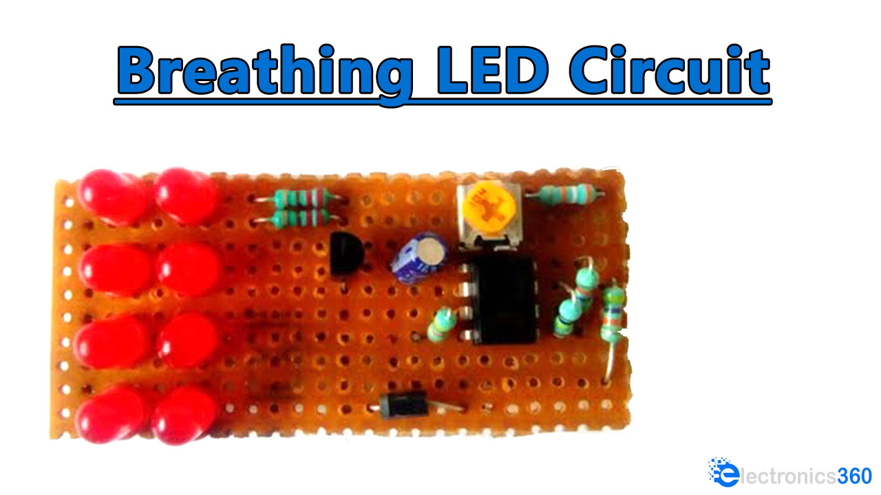 How To Make a Breathing LED Circuit Using LM358 Op-Amp IC | DIY