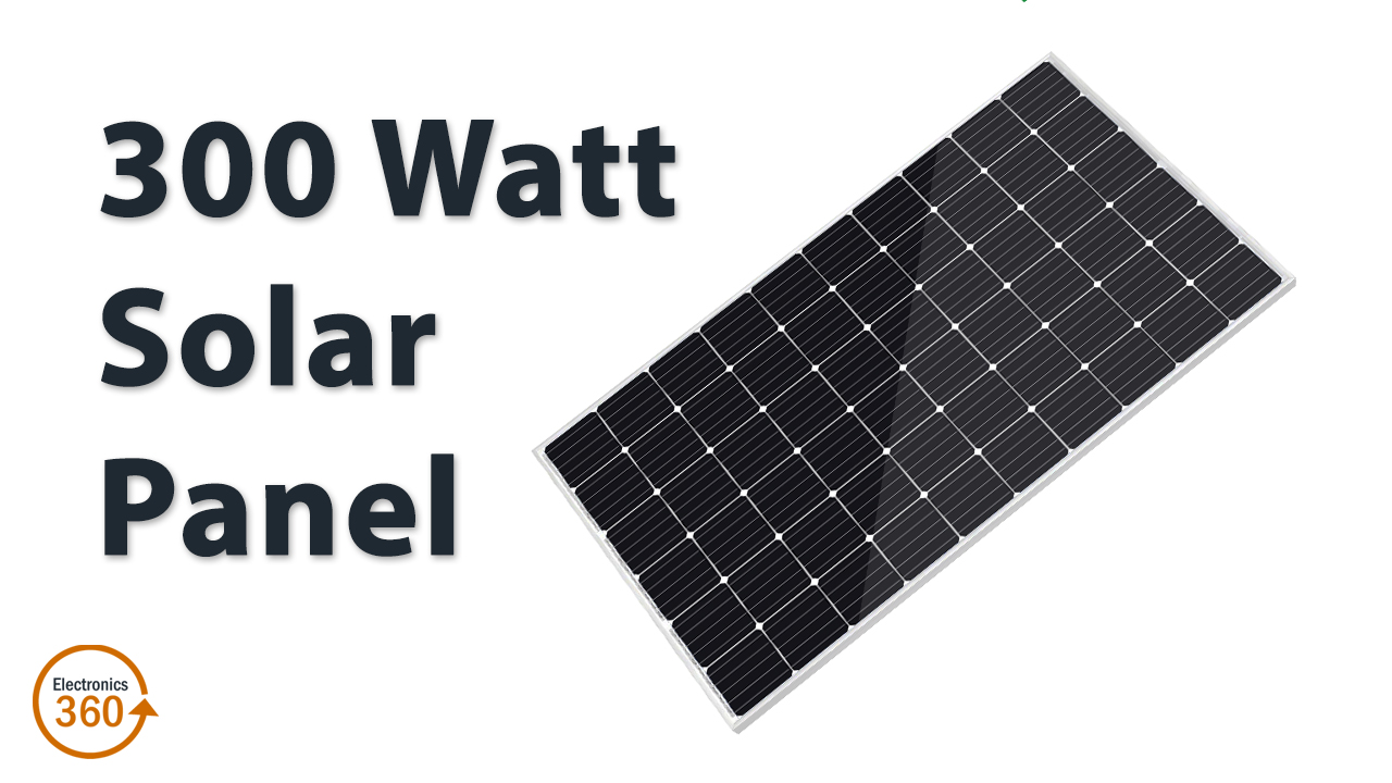 300-Watt Solar Panel
