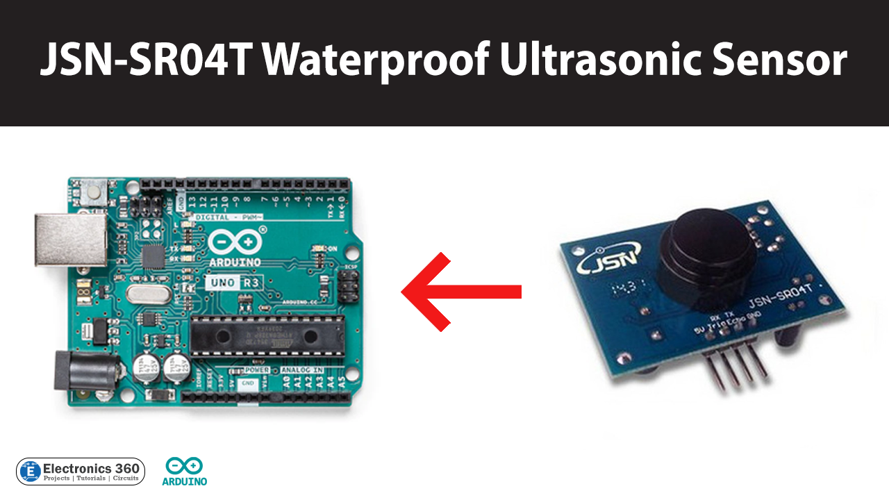 Interfacing Waterproof JSN-SR04T Ultrasonic Distance Sensor with Arduino
