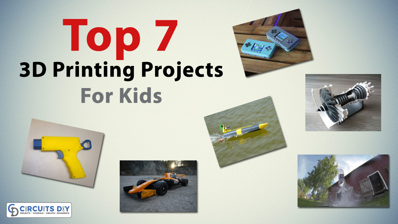 Top 7 – 3D Printing Projects For Kids