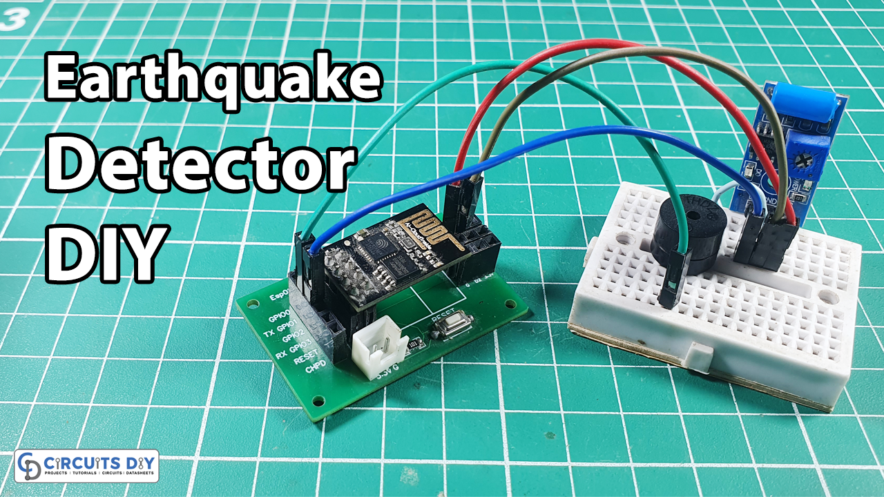 Simple Earthquake Detector with Vibration Sensor &amp; using ESP01