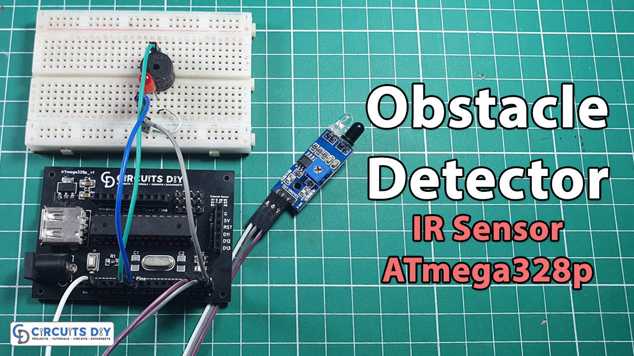 Obstacle Detector by IR Sensor &amp; ATmega328 Arduino