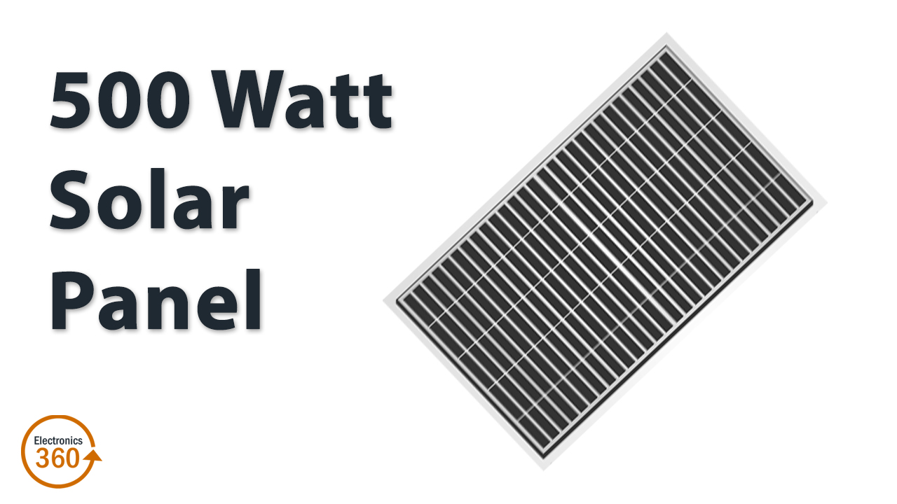 500-watt Solar Panel