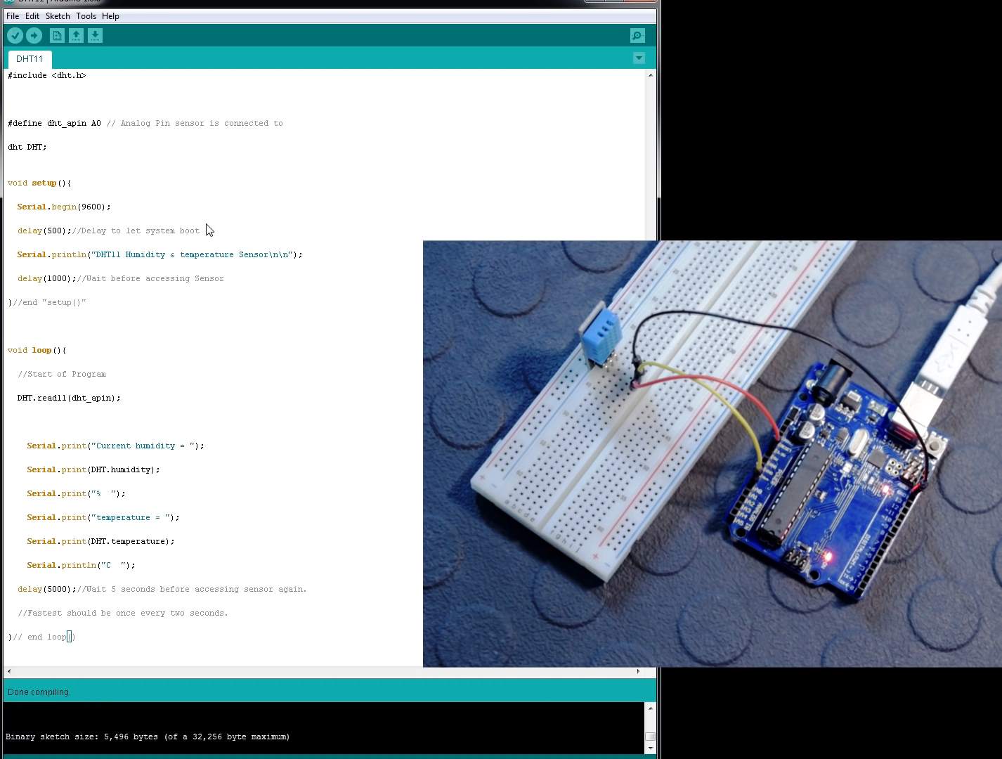 How To Use DHT11 Humidity & Temperature Sensor With Arduino Uno